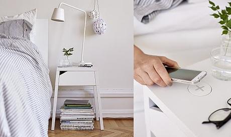 Con Ikea la tecnologia è nei mobili: ecco i caricabatterie Qi