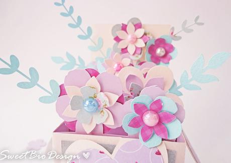 Tutorial Pop-up Card 3D Flowers