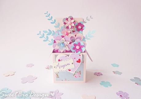 Tutorial Pop-up Card 3D Flowers