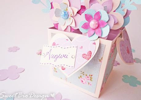 Tutorial Pop-up Card 3D Flowers