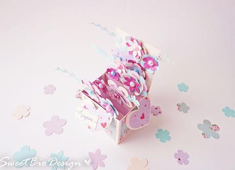 Tutorial Pop-up Card 3D Flowers