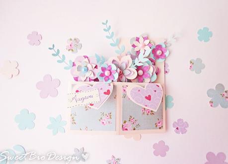 Tutorial Pop-up Card 3D Flowers