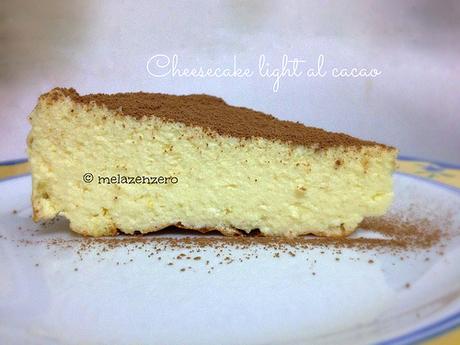 new york cheesecake light al cacao