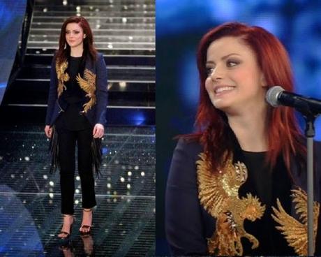 prima serata sanremo 2015 look di annalisa scarrone