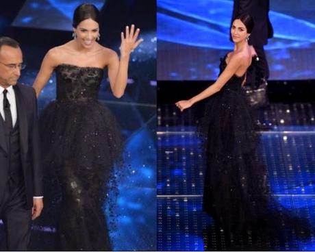 prima serata sanremo 2015 terzo look di rocio munoz morales