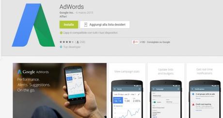 AdWords   App Android su Google Play