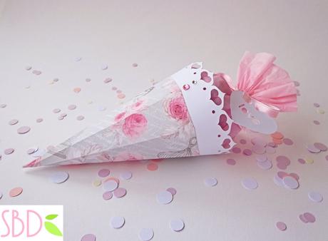 Matrimonio: Coni shabby porta riso/coriandoli - Wedding: shabby confetti holder cones