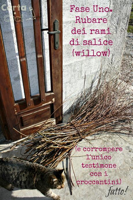 Rosemary & Willow - Ghirlanda Pasquale di Salice e Rosmarino.