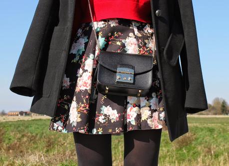 Furla metropolis and flowered skirt