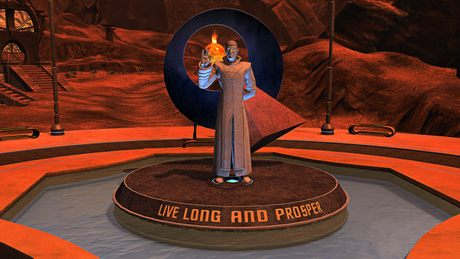 StarTrek Online Statua Nimoy