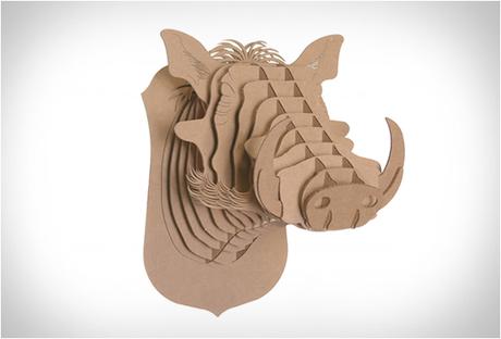 Cardboard Safari: i trofei animal-friendly cardboard-safari_ilovegreen-10