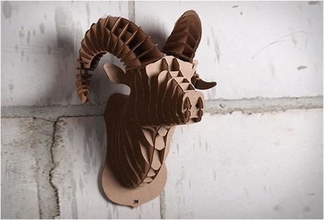 Cardboard Safari: i trofei animal-friendly cardboard-safari_ilovegreen-3