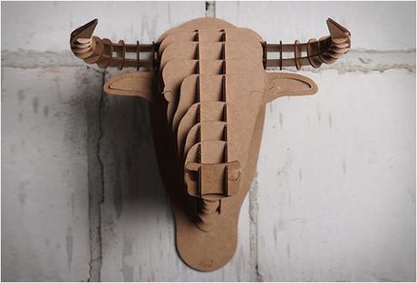 Cardboard Safari: i trofei animal-friendly cardboard-safariilovegreen-2