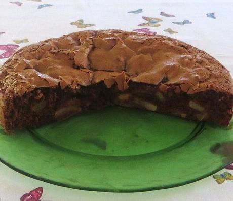 Torta di cioccolato e pere