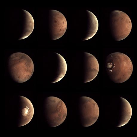 Il 2014, su Marte. Nell'obiettivo della fotocamera digitale a bassa risoluzione a bordo della sonda europea Mars Express (Visual Monitoring Camera). Crediti: ESA / Mars Express / VMC / Bill Dunford.