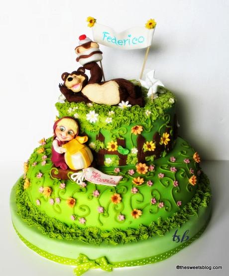 Torta masha e l'orso - Masha and the bear cake