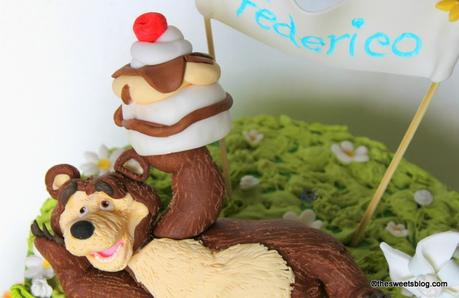 Torta masha e l'orso - Masha and the bear cake