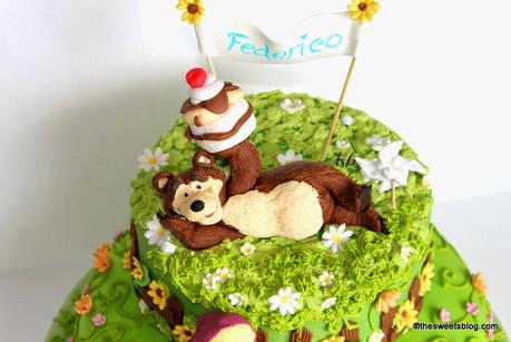 Torta masha e l'orso - Masha and the bear cake