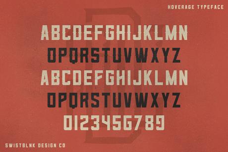 hoverage designer font