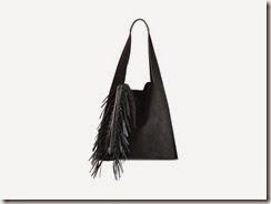 B487 ESTIA FRINGES VELOUR BLACK