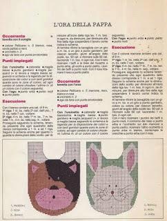 A gentile richiesta...Schemi di bavaglini all'uncinetto per Margherita / Crochet bibs charts for babies