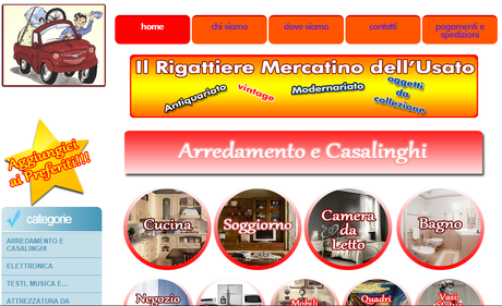 Template Ebay Personalizzato in HTML/CSS, Mercatino dell’Usato Monsano