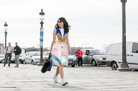 Paris Fashion Week A / I 2015: street style.  Part 3 (25 foto)