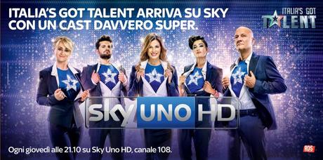 La campagna promozionale Sky per il lancio di Italia's Got Talent 
