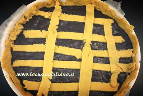 Crostata alla Crema di Cacao con Farina di Lupini ( in Zona)