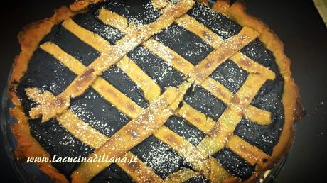 Crostata alla Crema di Cacao con Farina di Lupini ( in Zona)