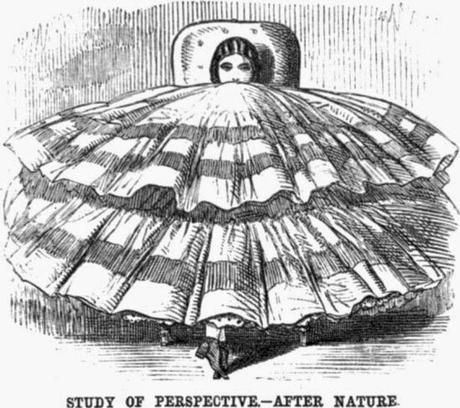 Costume History 1860s: Crinoline Fashion period (1840 - 1870).
