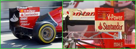 GP MELBOURNE: la Ferrari con il pacchetto aerodinamico di Barcellona eala posteriore modificata