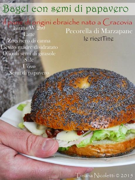 Bagel con semi di papavero