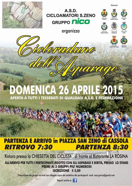 CICLORADUNO DELL'ASPARAGO 26 APRILE 2015