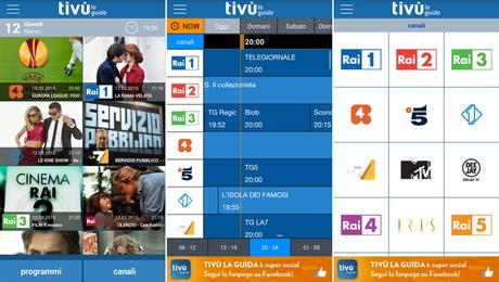 App Tivù la Guida, il palinsesto TV a portata di smartphone tivu-la-guida-schermate