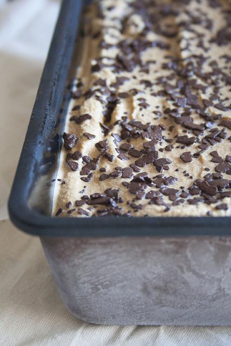 Gelato al caffè con latte di soia Gelato al caffè