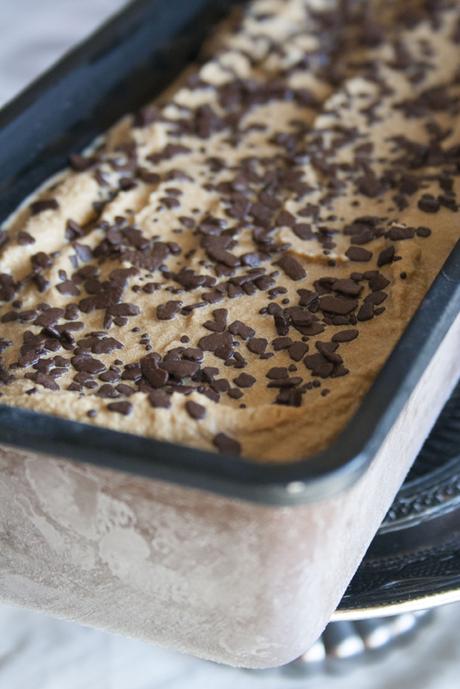 Gelato al caffè con latte di soia Gelato al caffè