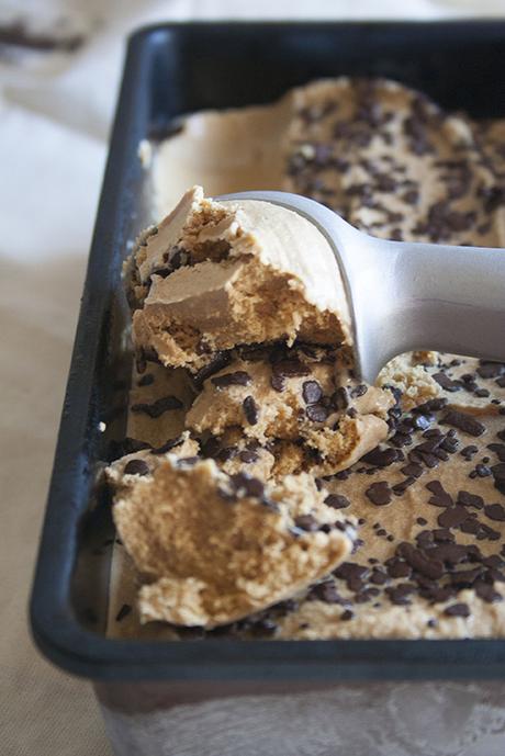 Gelato al caffè con latte di soia Gelato al caffè