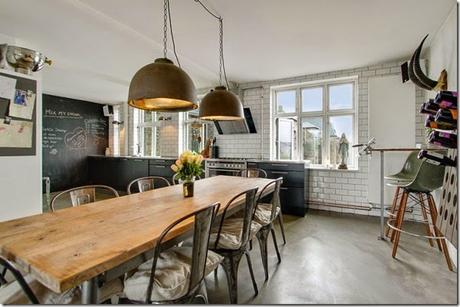 case e interni - loft - stile scandinavo - industriale (4)