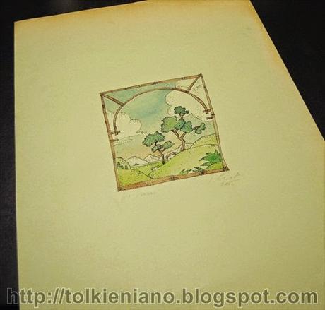 La Contea, disegno di Piero Crida e logo dell'Associazione Collezionisti Tolkieniani Italiani