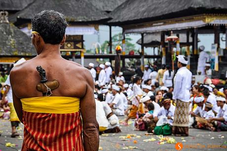 Cerimonia Luna Piena Tradizione Bali Tempio Pura  Besakih