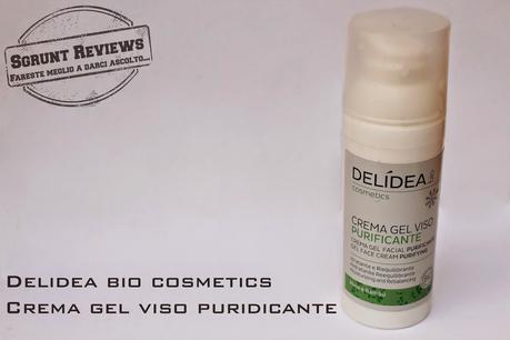 Delidea - Crema gel viso purificante mela e bambù
