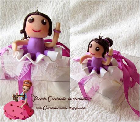 Ballerina realizzata in fimo, originale!