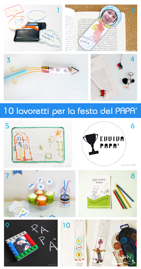 Festa del papà: dieci lavoretti fai da te