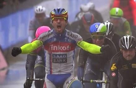 Tirreno-Adriatico, Sagan si sblocca e vince la 6a tappa