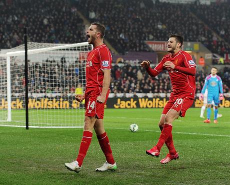 Swansea-Liverpool 0-1: decide Henderson, il sogno europeo è sempre vivo
