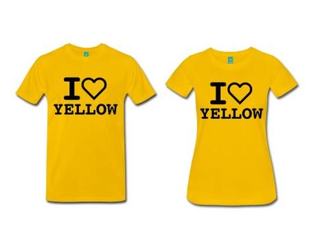 T-shirt I Love Yellow