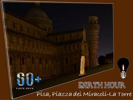 L'Ora della Terra: Pisa, Piazza dei Miracoli-La Torre