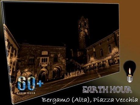 L'Ora della Terra: Bergamo (Alta) Piazza Vecchia