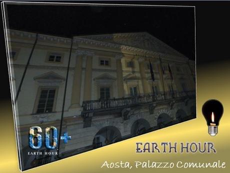 L'Ora della Terra: Aosta, Palazzo Comunale
